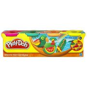 Набор пластилина в баночках по 130г, 4 цвета, Play-Doh, Hasbro [28501]