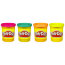 Набор пластилина в баночках по 130г, 4 цвета, Play-Doh, Hasbro [28501] - 28501-1.jpg