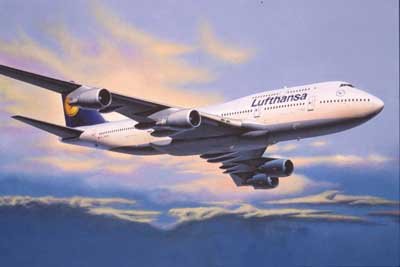 Сборная модель &#039;Boeing 747-400 &#039;Lufthansa&#039; 1:72&#039;, Revell [04219] Сборная модель 'Boeing 747-400 'Lufthansa' 1:72', Revell [04219]