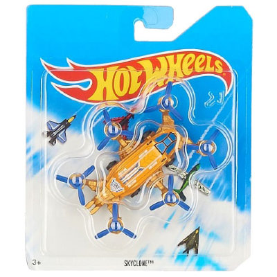 Коллекционная модель летательного аппарата Skyclone, желтая, Hot Wheels, Mattel [FCC82] Коллекционная модель летательного аппарата Skyclone, желтая, Hot Wheels, Mattel [FCC82]