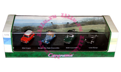 Набор из 4 легковых автомобилей 1:72, в пластмассовой коробке, Cararama [714-4] Набор из 4 легковых автомобилей 1:72, в пластмассовой коробке, Cararama [714-4]