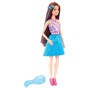 * Кукла Барби с длинными волосами, шатенка, Barbie, Mattel [CBW37]