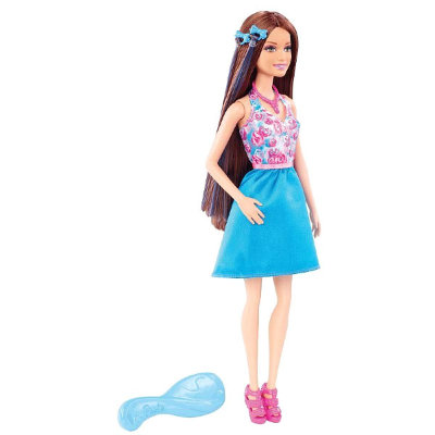 * Кукла Барби с длинными волосами, шатенка, Barbie, Mattel [CBW37] Кукла Барби с длинными волосами, шатенка, Barbie, Mattel [CBW37]