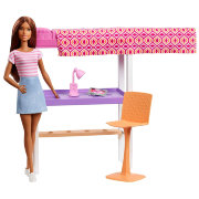 Игровой набор с куклой 'Кровать в стиле лофт', Barbie, Mattel [FXG52]