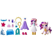 Игровой набор с мини-куклой и пони 'Princess Cadance Crystal Festival', 9 см, My Little Pony Equestria Girls Minis (Девушки Эквестрии), Hasbro [E9189]