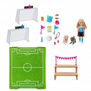 Игровой набор с куклой Челси (Chelsea) 'Футбол', Barbie, Mattel [GHK37]