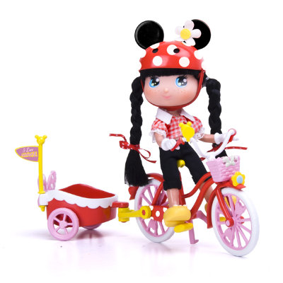 Игровой набор &#039;Минни на велосипеде&#039;, I Love Minnie, Famosa [700009051] Игровой набор 'Минни на велосипеде', I Love Minnie, Famosa [700009051]