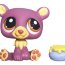 Одиночная зверюшка 2010 - сиреневый Медведь, Littlest Pet Shop, Hasbro [94587] - 1602 Purple Bear1.jpg