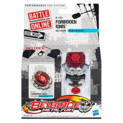 Волчок Forbidden Ionis B-135 (сбалансированный) с пусковым устройством, BeyBlade Metal Fusion, Hasbro [50411] Волчок Forbidden Ionis B-135 (сбалансированный) с пусковым устройством, BeyBlade Metal Fusion, Hasbro [50411]