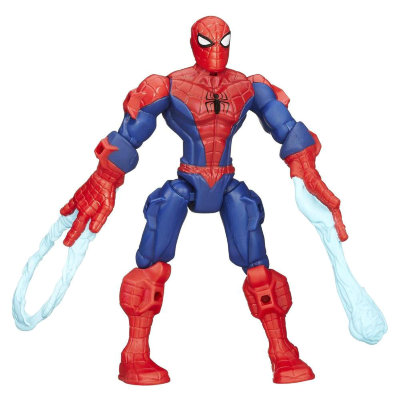 Фигурка-конструктор &#039;Человек-Паук&#039; (Spider-Man) 16см, Super Hero Mashers, Hasbro [B0690] Фигурка-конструктор 'Человек-Паук' (Spider-Man) 16см, Super Hero Mashers, Hasbro [B0690]