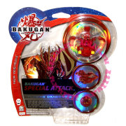 Специальный набор Special Attack 'Turbine Dragonoid', красный, для игры 'Бакуган', Bakugan Battle Brawlers [64281-738]