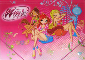 Папка пластиковая на резинке 'Winx Club' [F4165/W] Папка пластиковая на резинке 'Winx Club' [F4165/W]