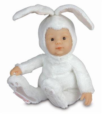 Кукла &#039;Младенец-кролик белый&#039;, 23 см, Anne Geddes [579407] Кукла 'Младенец-кролик белый', 23 см, Anne Geddes [579407]