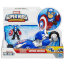 Игровой набор 'Мотоцикл Капитана Америки' (Shield Bike with Captain America), Super Hero Adventures, Playskool Heroes, Hasbro [B0213] - B0213-1.jpg