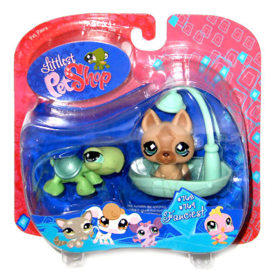 Зверюшки из серии 'Парочки' - Овчарка и Черепаха, специальная серия, Littlest Pet Shop [68746] Зверюшки из серии 'Парочки' - Овчарка и Черепаха, специальная серия, Littlest Pet Shop [68746]