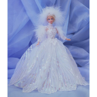 Барби &#039;Снежная Принцесса&#039; (Snow Princess Barbie), блондинка, из серии &#039;Времена года&#039; (Enchanted Seasons), коллекционная Mattel [11875] Барби 'Снежная Принцесса' (Snow Princess Barbie), блондинка, из серии 'Времена года' (Enchanted Seasons), коллекционная Mattel [11875]