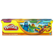 Набор пластилина в баночках по 130г, 4 цвета, Play-Doh, Hasbro [28502]