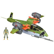 Модель самолета с вертикальным взлетом Ghost Hawk II и фигурка Conrad 'Duke' Hauser 10см, 'G.I.Joe: Бросок кобры 2', Hasbro [98487]