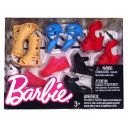 Набор обуви для Барби, подарочная версия, Barbie Curvy/Tall, Mattel [FCR93x]