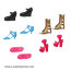Набор обуви для Барби, подарочная версия, Barbie Curvy/Tall, Mattel [FCR93x] - Набор обуви для Барби, подарочная версия, Barbie Curvy/Tall, Mattel [FCR93x]