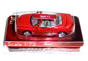 Модель автомобиля Saab 9-3 1:72, красная, Yat Ming [72000-48]