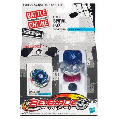 Волчок Spiral Fox B-145 (сбалансированный) с пусковым устройством, BeyBlade Metal Fusion, Hasbro [50412] Волчок Spiral Fox B-145 (сбалансированный) с пусковым устройством, BeyBlade Metal Fusion, Hasbro [50412]