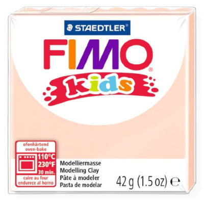 Полимерная глина FIMO Kids, телесная, 42г, FIMO [8030-43] Полимерная глина FIMO Kids, телесная, 42г, FIMO [8030-43]