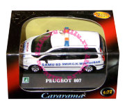 Модель автомобиля скорой помощи Peugeot 807 1:72, Cararama [171XND-08]