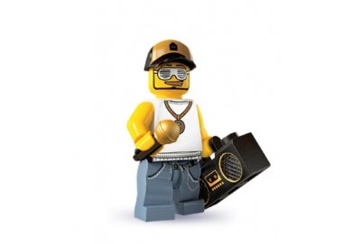 Минифигурка 'Рэпер', серия 3 'из мешка', Lego Minifigures [8803-15] Минифигурка 'Рэпер', серия 3 'из мешка', Lego Minifigures [8803-15]