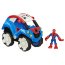Игровой набор 'Кувыркающийся автомобиль Человека-Паука' (Flip-Out Stunt Buggy With Spider-Man), Super Hero Adventures, Playskool Heroes, Hasbro [B0244] - B0244.jpg