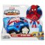 Игровой набор 'Кувыркающийся автомобиль Человека-Паука' (Flip-Out Stunt Buggy With Spider-Man), Super Hero Adventures, Playskool Heroes, Hasbro [B0244] - B0244-1.jpg