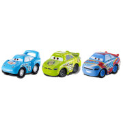 Набор трех микро-машинок 'Shiny Wax, Gask-Its, The King', серия 'Тачки. Микро-Дрифтеры' (Cars - Micro Drifters), Mattel [Y1125]