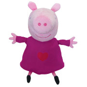 Мягкая игрушка 'Свинка Пеппа с сердечком', 23 см, Peppa Pig, Росмэн [25096]