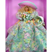 Барби 'Весенний Букет' (Spring Bouquet Barbie), из серии 'Времена года' (Enchanted Seasons), коллекционная Mattel [12989]