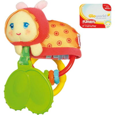 * Погремушка-зубопрорезыватель мягкая 'Божья коровка', из серии GloWorld, Playskool-Hasbro [39394] Погремушка мягкая 'Божья коровка', из серии GloWorld, Playskool-Hasbro [39394]