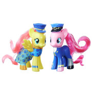 Коллекционный набор пони 'Fluttershy Admiral Fairy Flight and Pinkie Pie General Flash', из специальной серии Wonderbolts, My Little Pony, Hasbro [B7707]