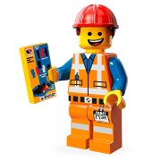 Минифигурка 'Строитель Эммет в каске', серия Lego The Movie 'из мешка', Lego Minifigures [71004-03]