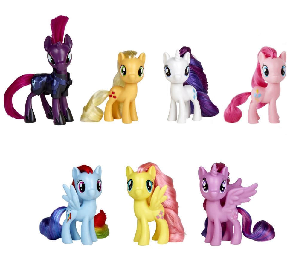 Новые игрушки литл пони. Hasbro #c2869 коллекция пони. Набор my little Pony cutie Mark. My little Pony 2017 игрушки. Набор из 7 пони 'коллекция меток' (cutie Mark collection.