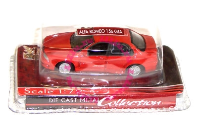 * Модель автомобиля Alfa Romeo 156 GTA 1:72, красная, Yat Ming [72000-02] Модель автомобиля Alfa Romeo 156 GTA 1:72, красная, Yat Ming [72000-02]