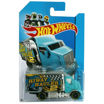 Коллекционная модель грузовика Hiway Hauler 2 - HW City 2014, голубая, Hot Wheels, Mattel [BFF42] Коллекционная модель грузовика Hiway Hauler 2 - HW City 2014, голубая, Hot Wheels, Mattel [BFF42]