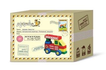 Деревянная развивающая игрушка 'Каталка-конструктор 'Пожарная машина', Mapacha [Н76109] Деревянная развивающая игрушка 'Каталка-конструктор 'Пожарная машина', Mapacha [Н76109]