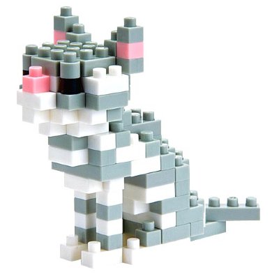 Конструктор 'Американская короткошерстная кошка' из серии 'Животные', nanoblock [NBC-032] Конструктор 'Американская короткошерстная кошка' из серии 'Животные', nanoblock [NBC-032]