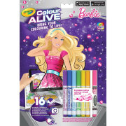 Набор для творчества 'Оживающая раскраска - Барби', из серии Colour Alive, Crayola [95-1049]