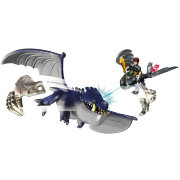 Игровой набор 'Иккинг и Беззубик против синего Дракона в броне' (Hiccup & Toothless vs. Armored Dragon), из серии 'Как приручить дракона', Spin Master [68949]