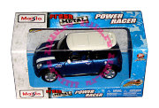 Модель автомобиля Mini Cooper, синий металлик, 1:40-1:43, Pull-Back, Maisto [21001-16]