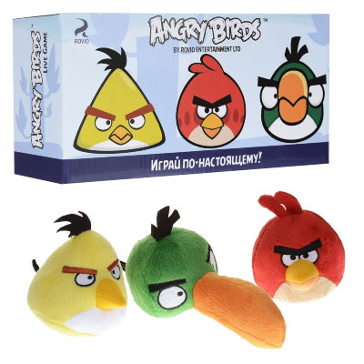 Дополнительный набор птичек для игры &#039;Angry Birds. Играй по-настоящему!&#039;, Shantou [CTC-AB-4] Дополнительный набор птичек для игры 'Angry Birds. Играй по-настоящему!', Shantou [CTC-AB-4]
