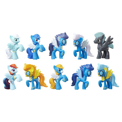 Коллекционный набор мини-пони &#039;Cloudsdale Mini Collection&#039;, из специальной серии Wonderbolts, My Little Pony, Hasbro [B7708] Коллекционный набор мини-пони 'Cloudsdale Mini Collection', из специальной серии Wonderbolts, My Little Pony, Hasbro [B7708]