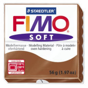 Полимерная глина FIMO Soft Caramel, карамельная, 56г, FIMO [8020-7]