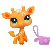 Одиночная зверюшка 2012 - рыжий Жираф, Littlest Pet Shop, Hasbro [38558]