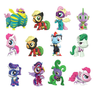Комплект из 12 коллекционных мини-пони виниловой серии Power Ponies, My Little Pony, Funko [8746-set] Комплект из 12 коллекционных мини-пони виниловой серии Power Ponies, My Little Pony, Funko [8746-set]